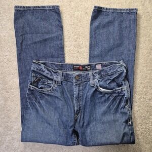 Ariat FR Jeans Mens 36x32 M4 Relaxed Bootcut Heavyweight Workwear CAT2 Trade USA